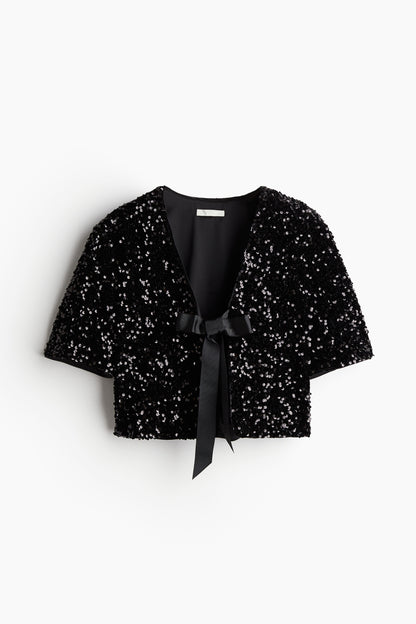 Blouse With Sequins