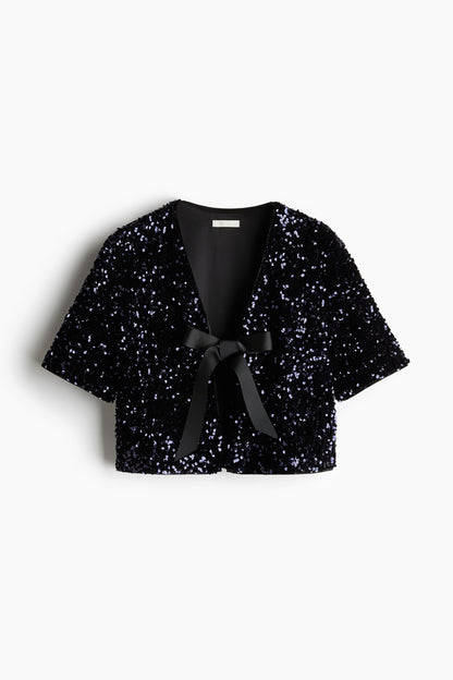 Blouse With Sequins