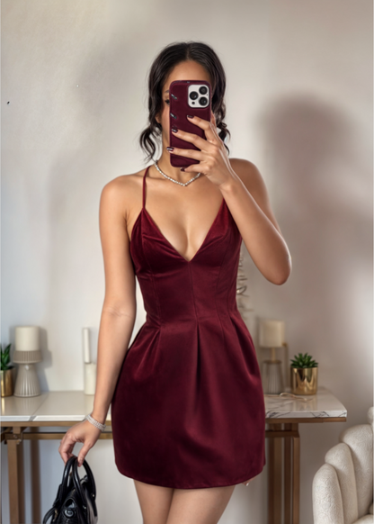 Velvet Mini Dress