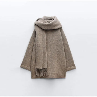 Woolen Coat & Scarf