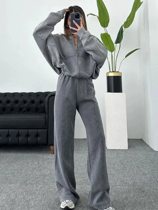 Viral Gray Tracksuit