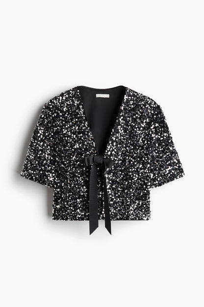 Blouse With Sequins