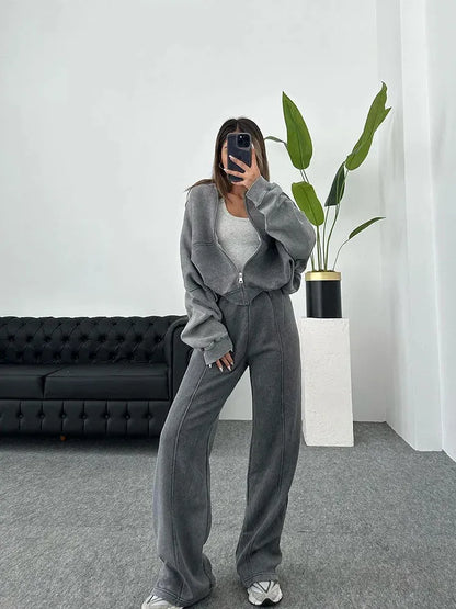 Viral Gray Tracksuit